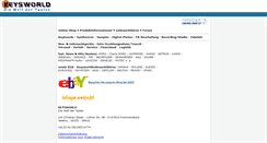 Desktop Screenshot of keysworld.de