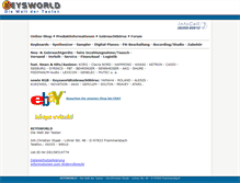 Tablet Screenshot of keysworld.de